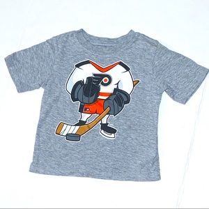4/$20 Flyers Hockey Player NHL Toddler Grey TShirt